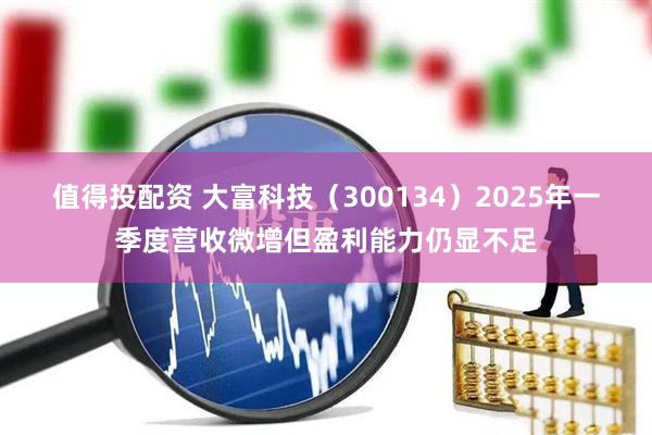 值得投配资 大富科技（300134）2025年一季度营收微增但盈利能力仍显不足